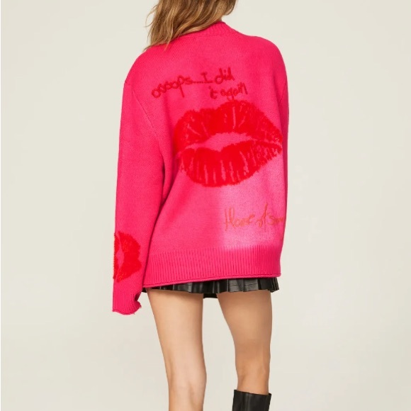 NWT House of Sunny Love Notes Sweater Size XL - Picture 7 of 10